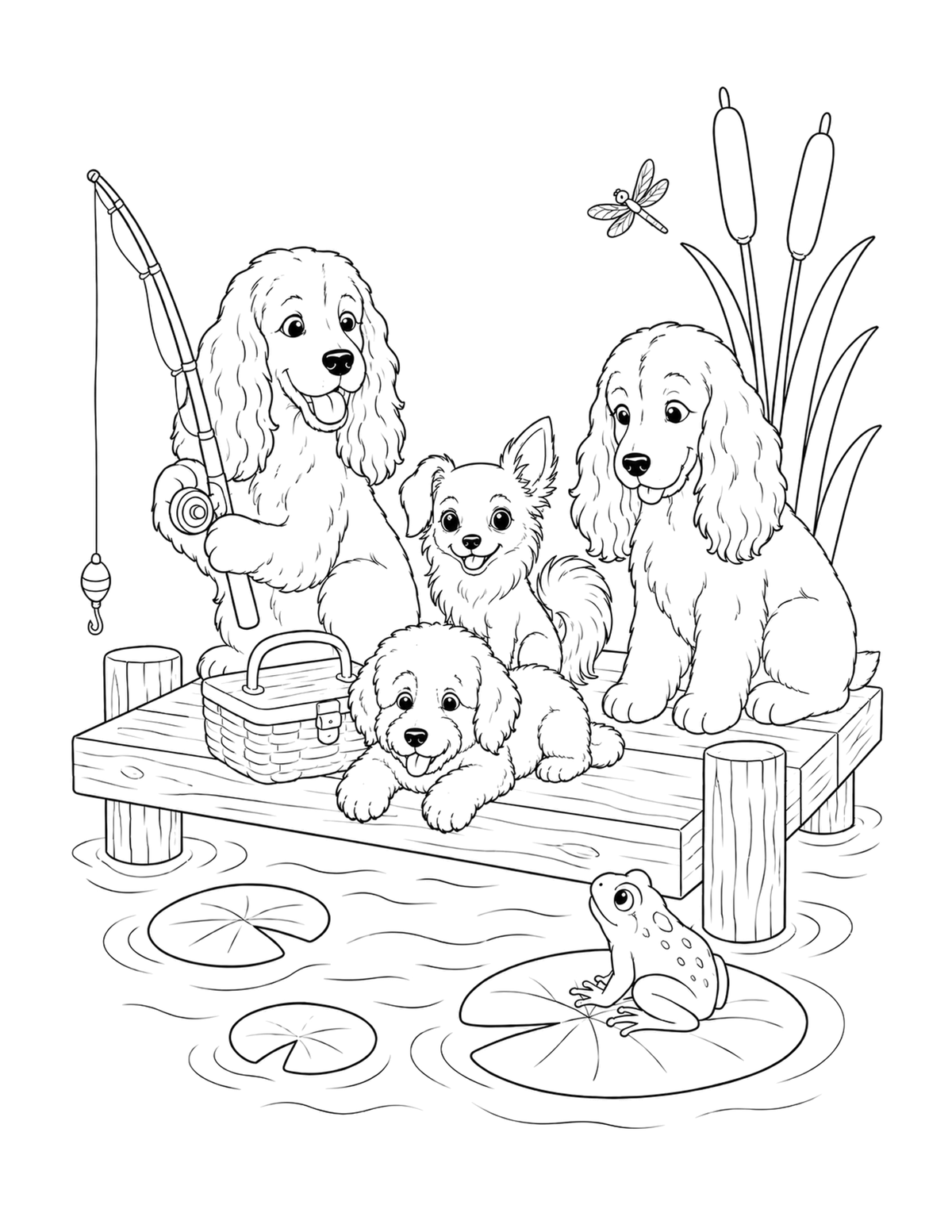 The Adventures of Chloe and Cash – Coloring Book