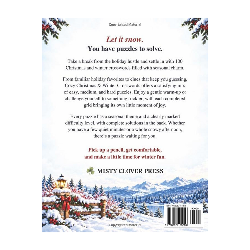 Cozy Christmas & Winter - Crossword Puzzles