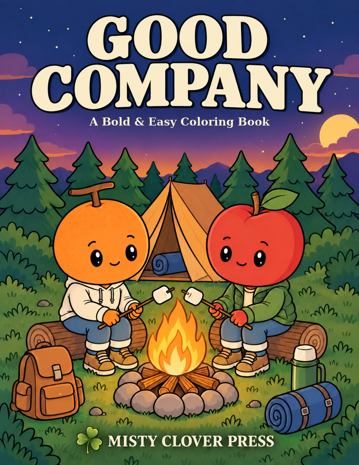 Good Company – A Bold and Easy Coloring Book cover