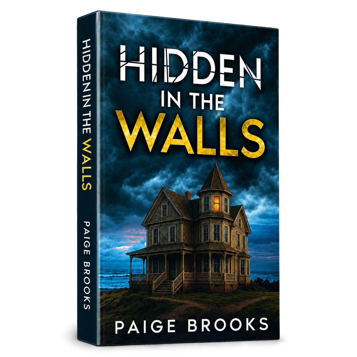 Hidden in the Walls by Paige Brooks paperback, enlarged view
