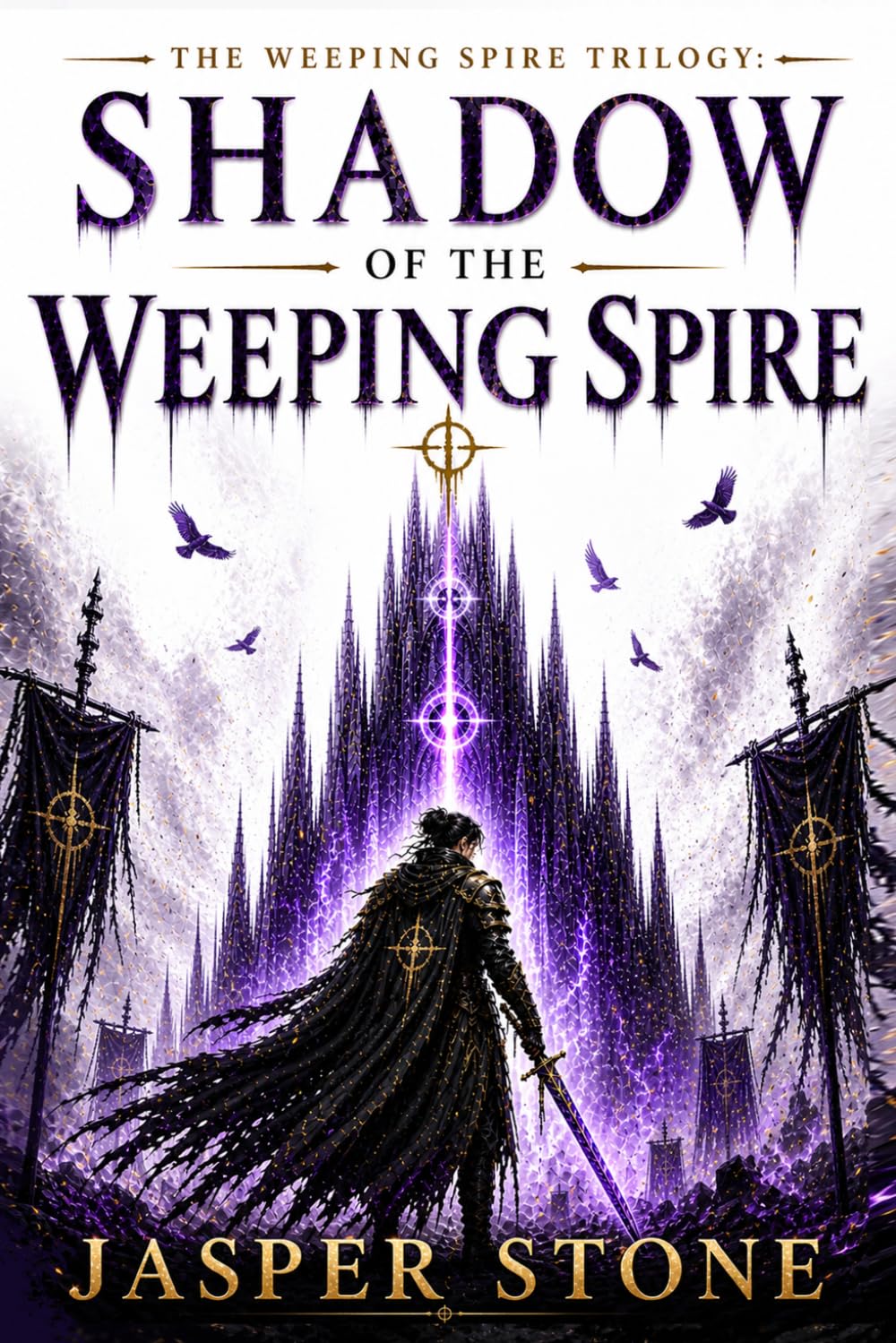 Shadow of the Weeping Spire by Jasper Stone paperback cover